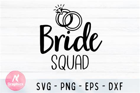 Bride Squad Svg Graphic By An Graphics · Creative Fabrica