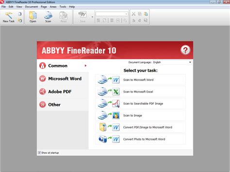 Acrobat finereader