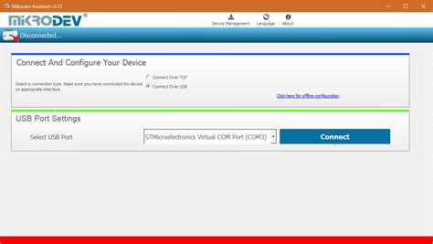 MDC100 Software Manual | Mikrodev Documentation