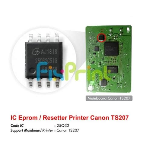 Ic Eprom Eeprom Printer Canon TS207 IC Resetter Reset Counter TS207