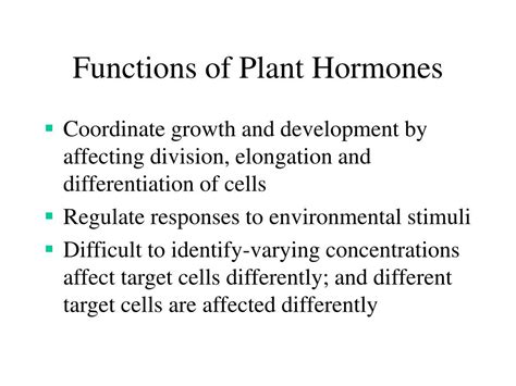 Ppt Plant Responses To Internal And External Signals Powerpoint