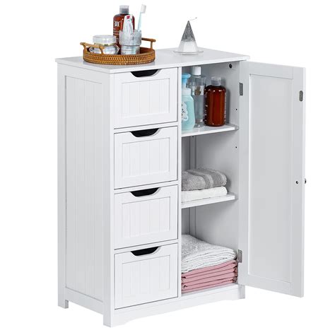 Buy Zenoddly Bathroom Cabinet White Bathroom Storage Cabinet With