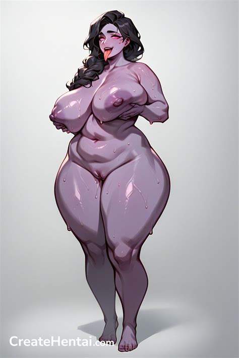 Naked Standing Tall Shemale AI Porn