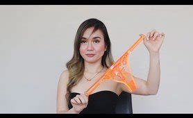 MESH SEE THROUGH Lingerie TRY ON HAUL ALL ORANGE ERIKA RAMOS Videos Try On Haul Girls