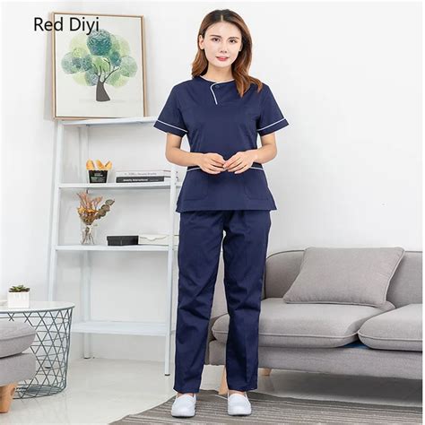 Больничные женские скрабы наборы доктор lsolation платье мыть одежду ...