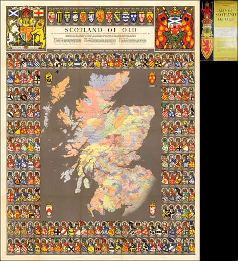 Historical Clan Map of Scotland (With arms) World History Lessons ...