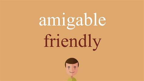 Cómo se dice amigable en inglés YouTube