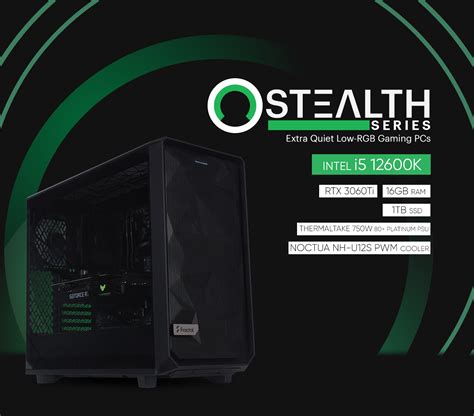 G5 Stealth Core Intel I5 12600k Geforce Rtx 3060 Ti Gaming Pc Umart