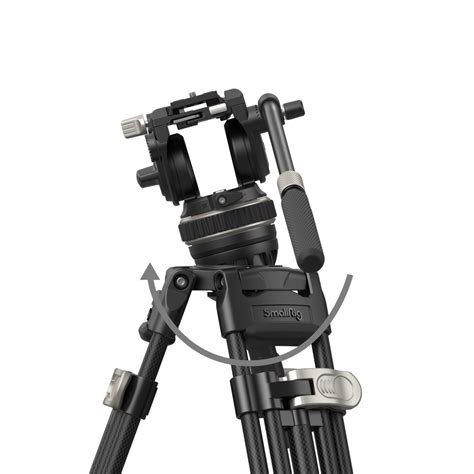 SmallRig 3989 Heavy Duty Carbon Fiber Tripod Kit