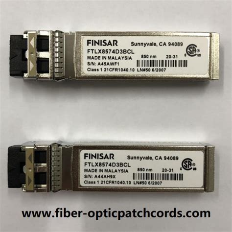 Finisar Ftlx D Bcl Sfp Optical Transceiver Nm M Multimode Datacom