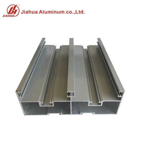 Silver Color Anodized Aluminum Door Window Frame Extrusion Profiles For