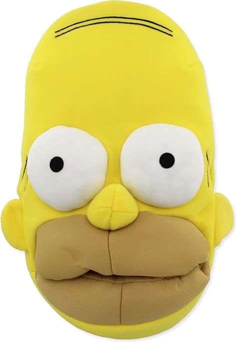 Amazon The Simpsons Novelty Plush Adult Men S 3D Homer Simpson