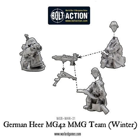 Bolt Action German Heer Mmg Team Winter Hobby Max