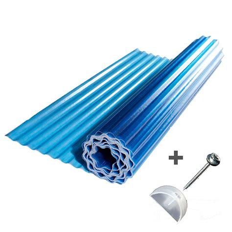 Купить Прозрачный шифер ELYPLAST Стандарт гофрированный (Синий) 2.0 Х ...