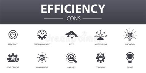 efficiency logo stock illustrations  efficiency logo stock