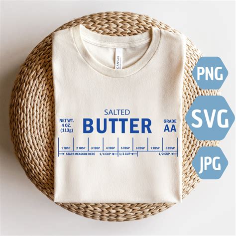 Salted Butter Svg Salted Butter Png Butter Is Life Svg Funny Butter Svg Butter Wrap Svg I