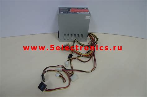 Блок питания RealPower 400W ATX (4-pin CPU 6-pin PCI-E)