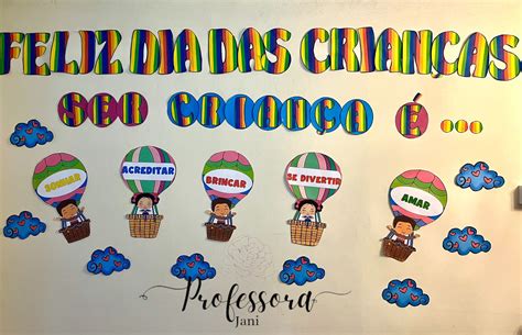 Mural Dia das Crianças para Educação Infantil: 30 Ideias Fáceis e ...