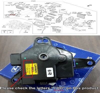 Temperature Actuator Hyundai Grand Santa Fe Santa Fe XL Maxcruz 2013 ...