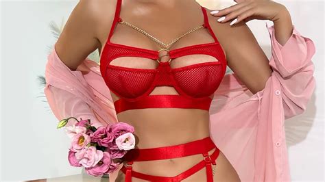 New Transparency Women Lingerie Sets With Garter Belt Piece Bra And Panty Set Teddy