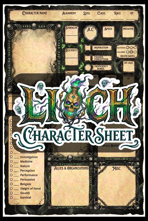 Dnd 5e Pc Lich Pdf
