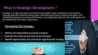 strategic develop  pptx business business  finance