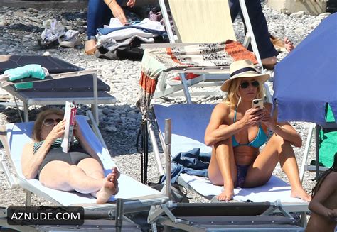 Brittany Daniel In A Bikini On The Beach In Portofino Aznude