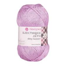 Пряжа Пехорка 'Блестящее лето' (95%мерс. хлопок, 5%метанит) заказать ...