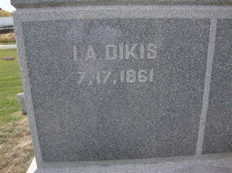 Ira Alonzo Lon Dikis Find A Grave Memorial