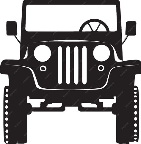 Premium Vector Jeep Wrangler Jk Vector Illustration