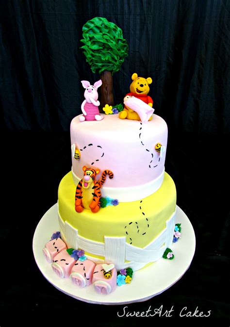 Winnie The Pooh Baby Shower Cake Topper Get More Anythink S