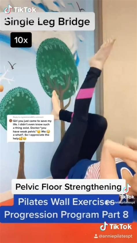 Weak Pelvic Floor Muscles Day Pilates Wall Series For Stronger