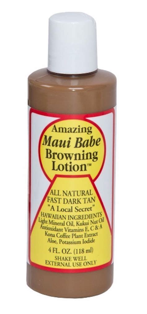 Amazing Maui Babe All Natural Fast Tan Browning Lotion Choose Size And