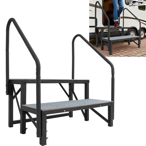 step rv steps   handrails wstep mat  lbs load capacity
