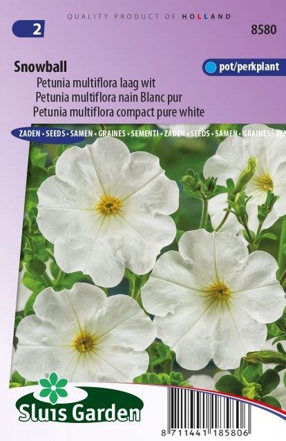 Buy Petunia Multiflora Snowball Order Seeds Online At Seeds4garden