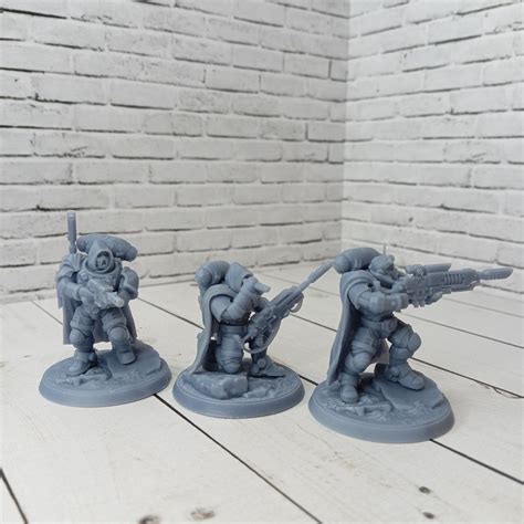 Warhammer 40K. Космодесант. Элиминаторы (Eliminators). 3 фигурки ...