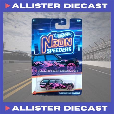 Hot Wheels Datsun Wagon Neon Speeders Hot Wheels Datsun Wagon Neon Speeders Hotwheels Datsun