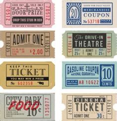 13 ideas de Ticket antiguas de cine | entradas de cine, ticket de cine ...