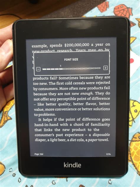 Help! Stuck on "Font Size" : r/kindle