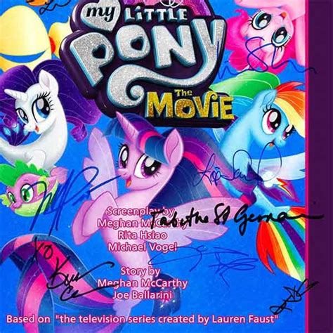 My Little Pony The Movie (2017) Transcript Limited Signature Edition ...