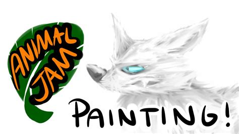 Painting With Animal Jam Speedpaint Youtube
