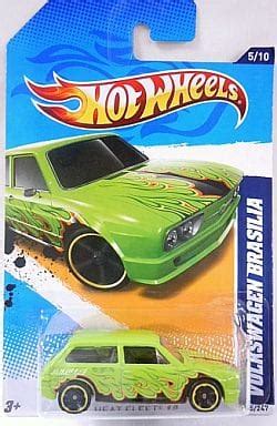 駿河屋 1 64 VOLKSWAGEN BRASILIA グリーン Hot WHeeLS HEAT FLEET 12 V5610 ホットウィールhotwheels