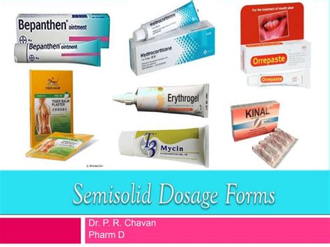 Semisolid dosage forms ppt | PPT