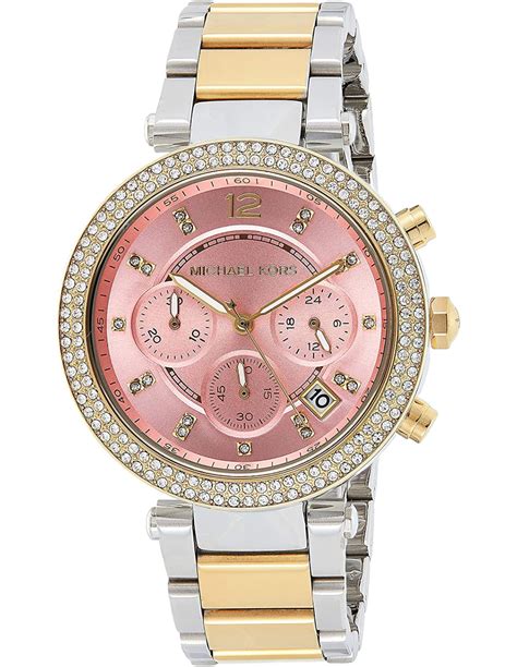Montre Femme Michael Kors Parker Mk6140 Or Achetez Au Meilleur Prix