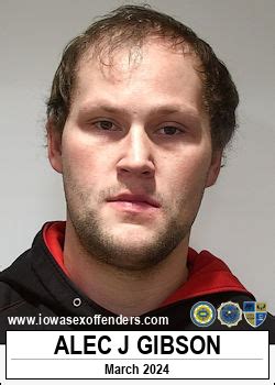 Alec Joseph Gibson Sex Offender In Sioux City IA IA