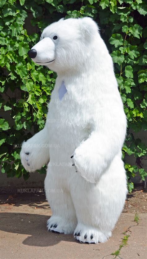 Надувний костюм Білий Ведмідь Дік - ЛялькаФайна