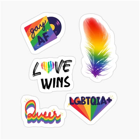 Sticker Mit Lgbt Gay Pride Pack Von Iwannit Rope Crafts Diy Lgbt Gay