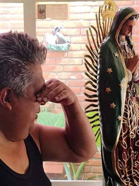 Así luce la figura de la Virgen de Guadalupe que supuestamente llora