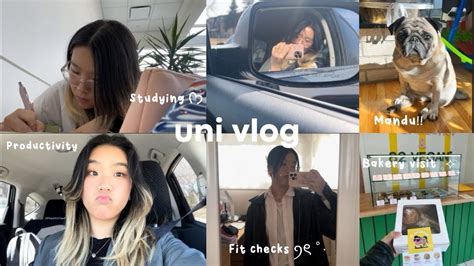 Uni Vlog Chill Uni Week Studying Unboxing Boba