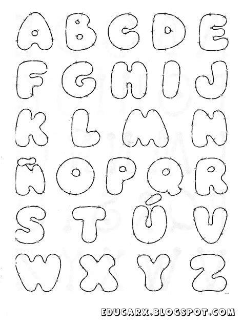 Modelo De Letras Para Imprimir